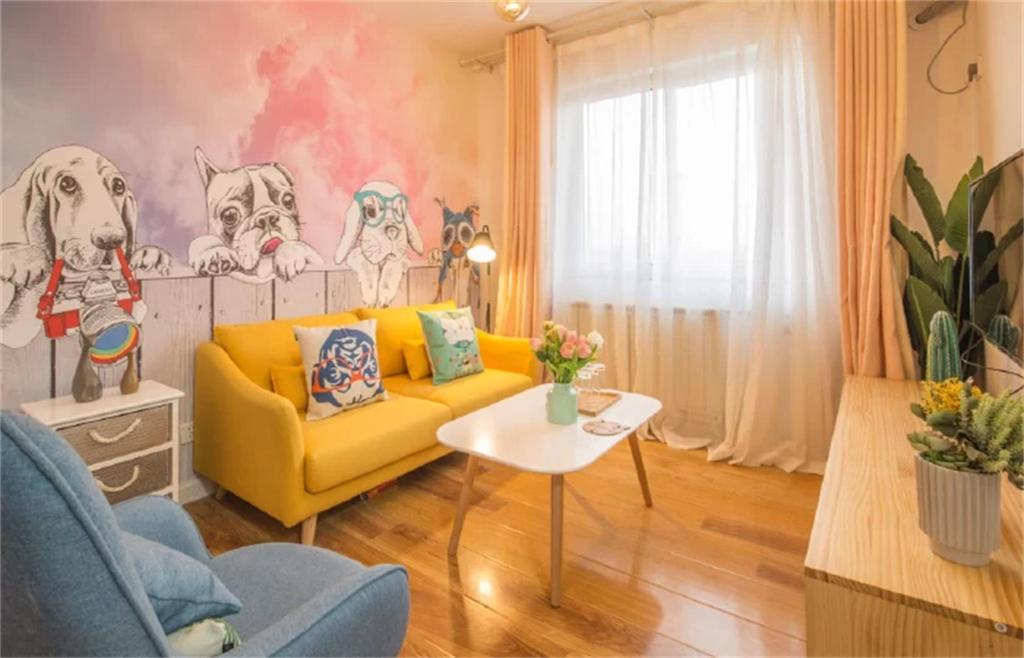 Apartment (66 m²), 1 Schlafzimmer und 1 eigene Badezimmer in Wangfujing Street & Verbotene Stadt, Apartment – Peking (Foto 1)