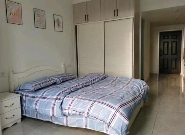 D地铁口奥体中心旁华润国际社区A区落地窗私享大床房, Appartement – Maksamaa (foto 5)
