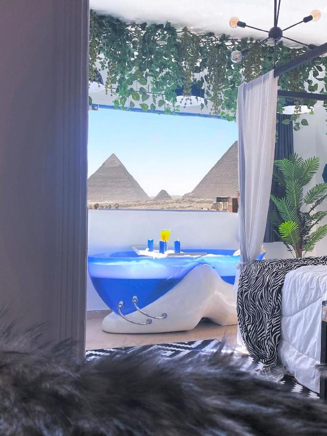 Jacuzzi pyramids view, Entire House – Giza (photo 2)