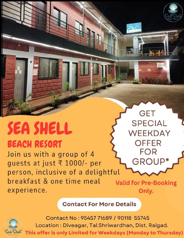Sea Shell Beach Resort – Resort, Diveagar