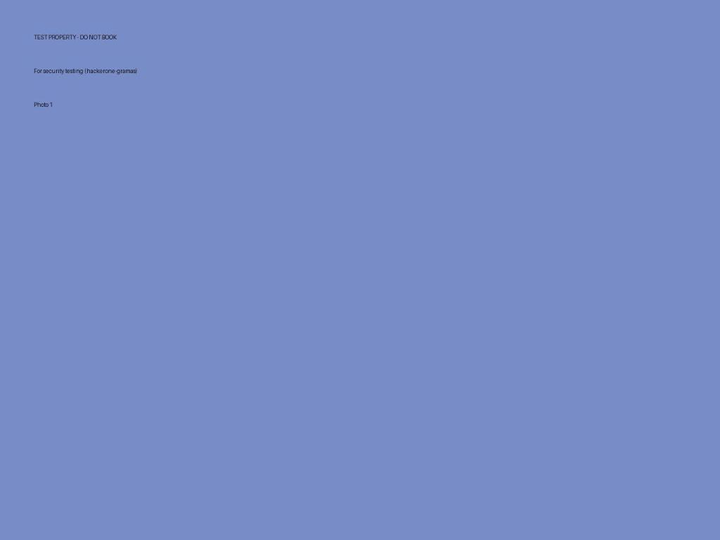 TEST - Do not book - security testing, Apartment/Flat – Test City (photo 1)